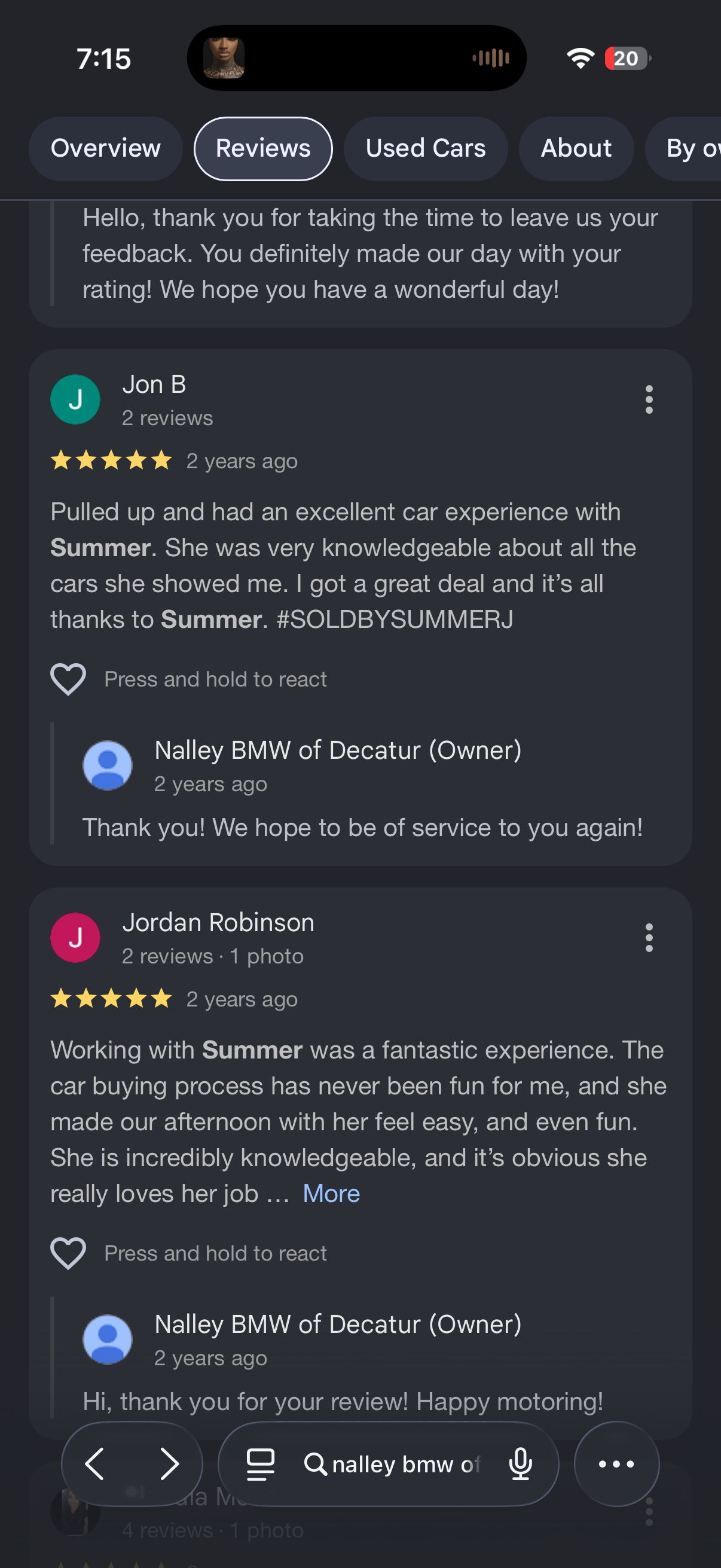 5-star Google review